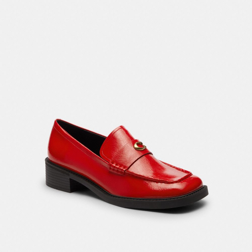 Women's Coach Penny Loafer Bright Red