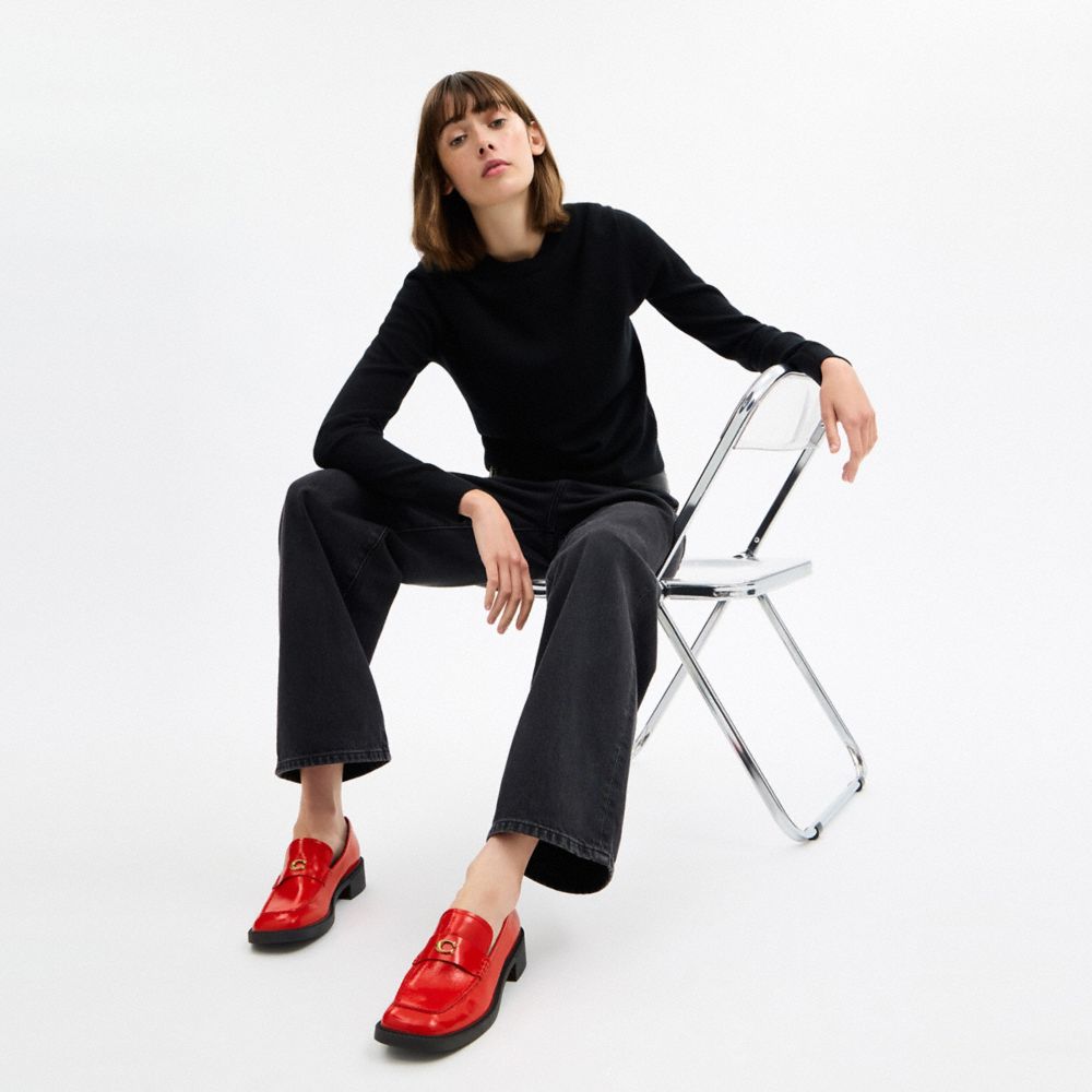 Women's Coach Penny Loafer Bright Red