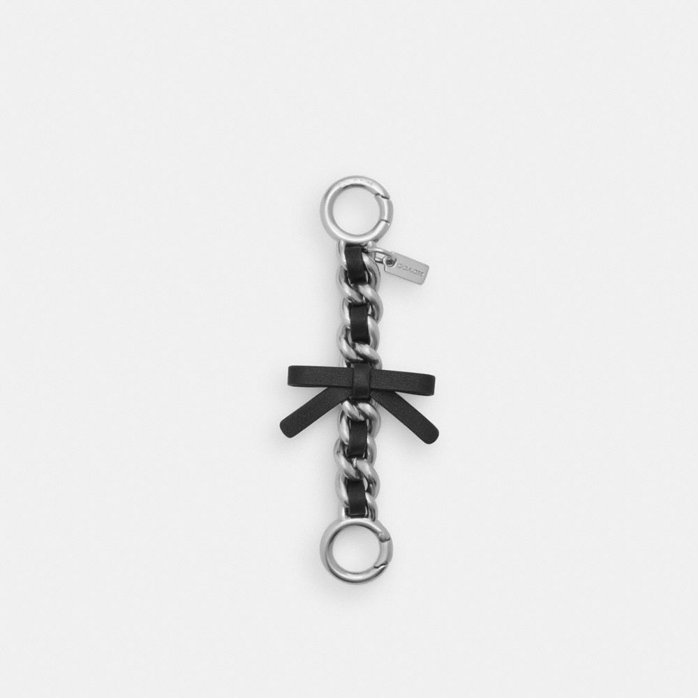 Coach Bow Strap Extender Silver