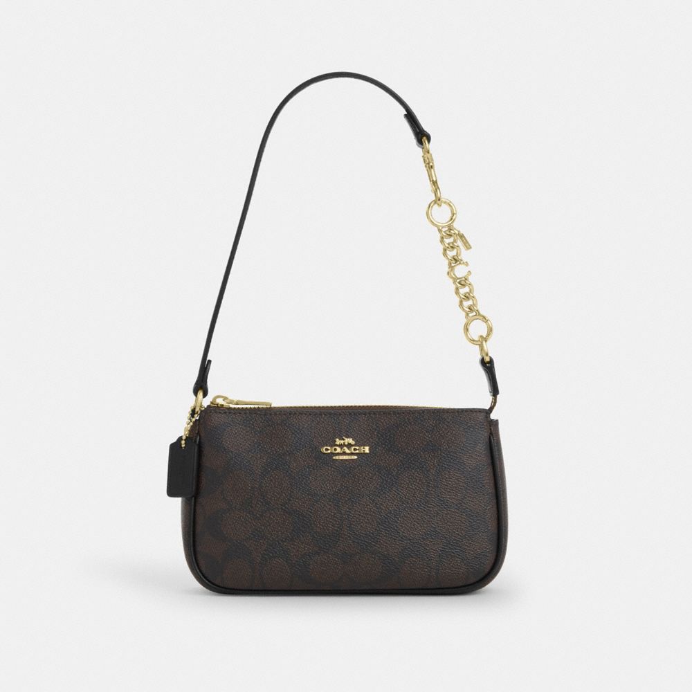 Coach Signature Strap Extender Gold Gold