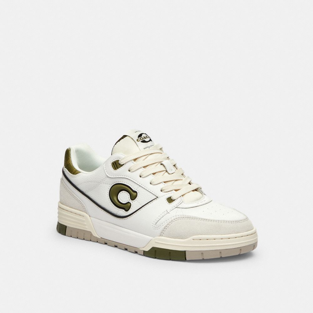 Women's Coach Soho Sneaker Olive Optic White