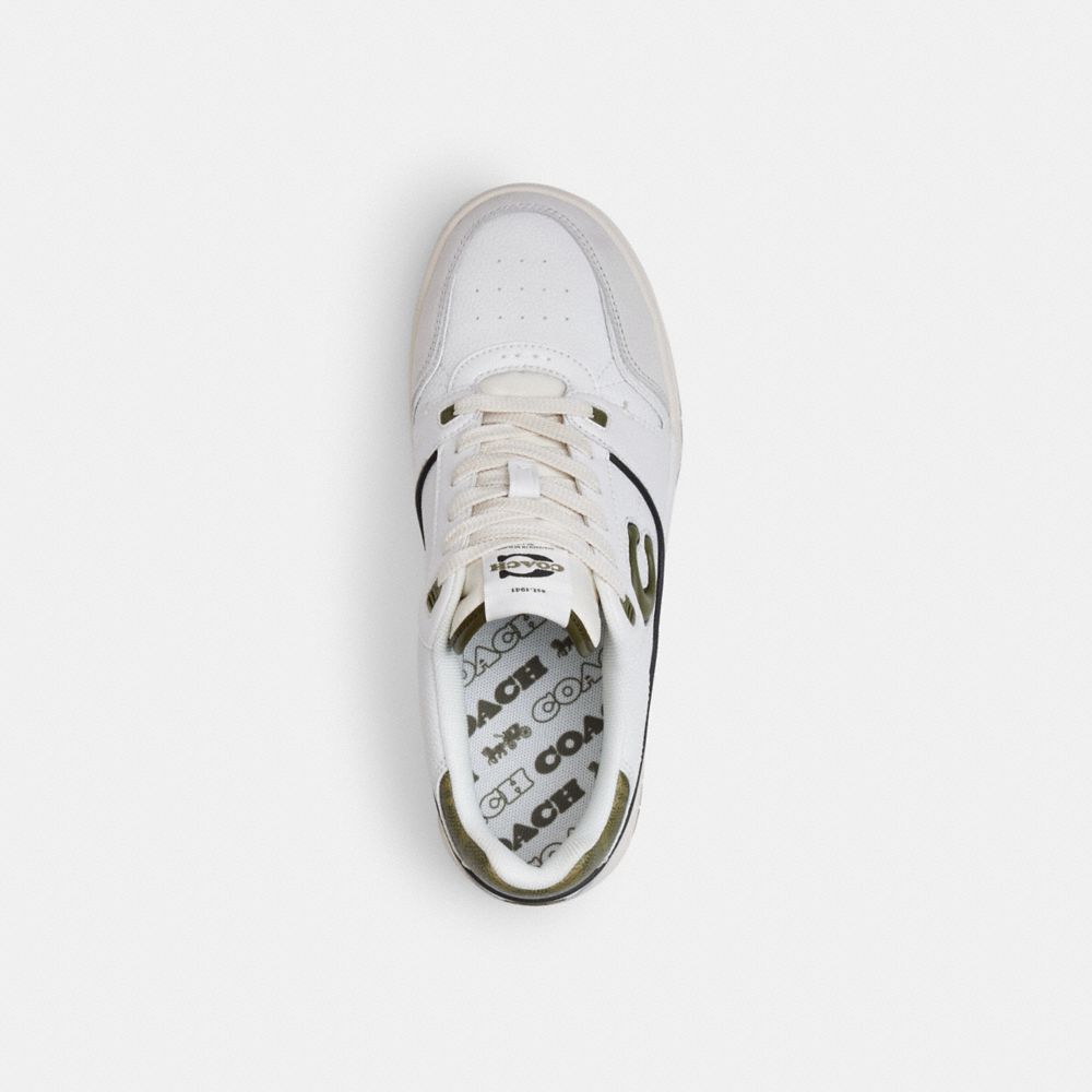 Women's Coach Soho Sneaker Olive Optic White