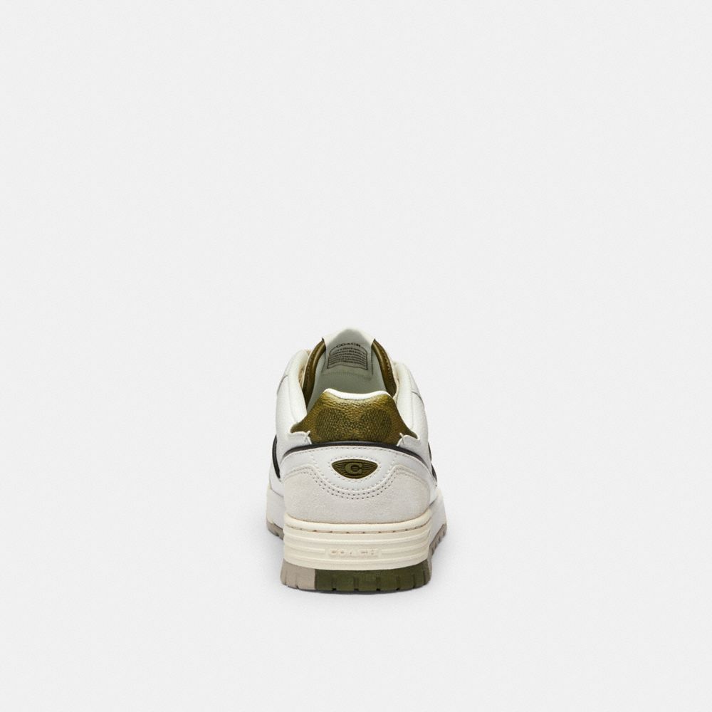 Women's Coach Soho Sneaker Olive Optic White