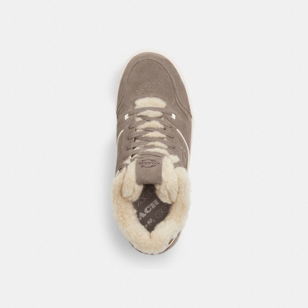 Women's Coach Soho Platform Sneaker Chalk Grey Birch