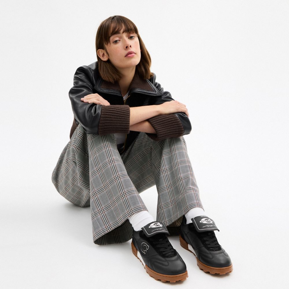 Women's Coach Match Sneaker Black