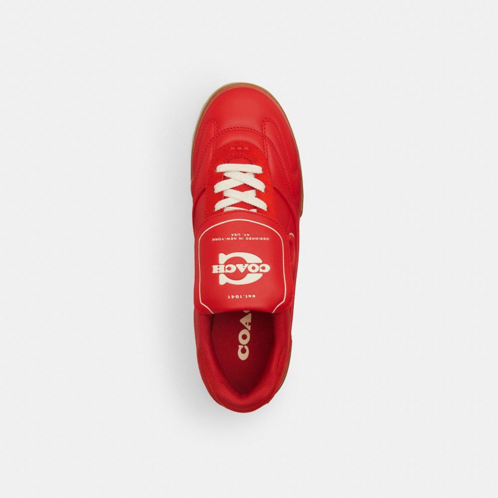 Women's Coach Match Sneaker Sport Red