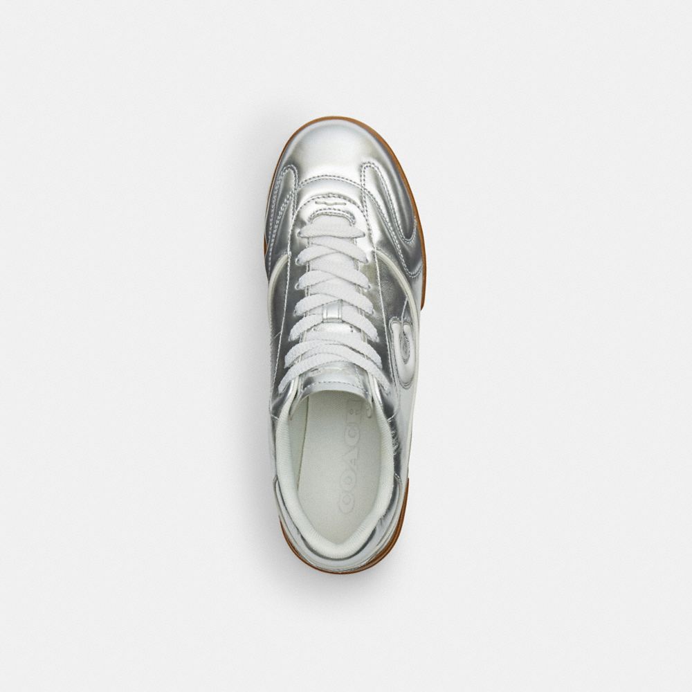 Women's Coach Match Sneaker Silver