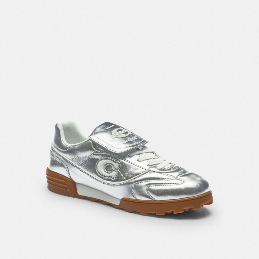 Men's Coach Match Sneaker Silver