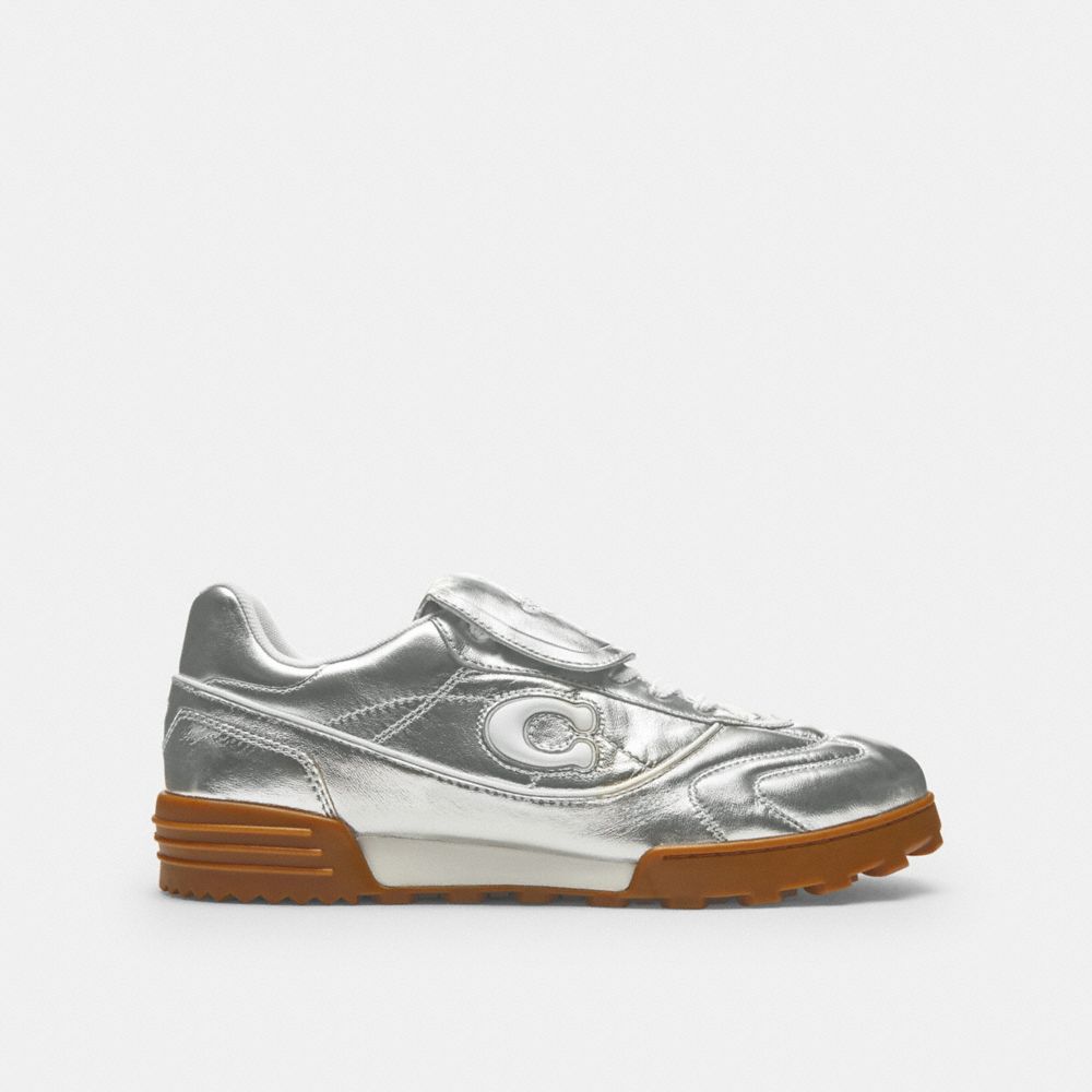 Men's Coach Match Sneaker Silver