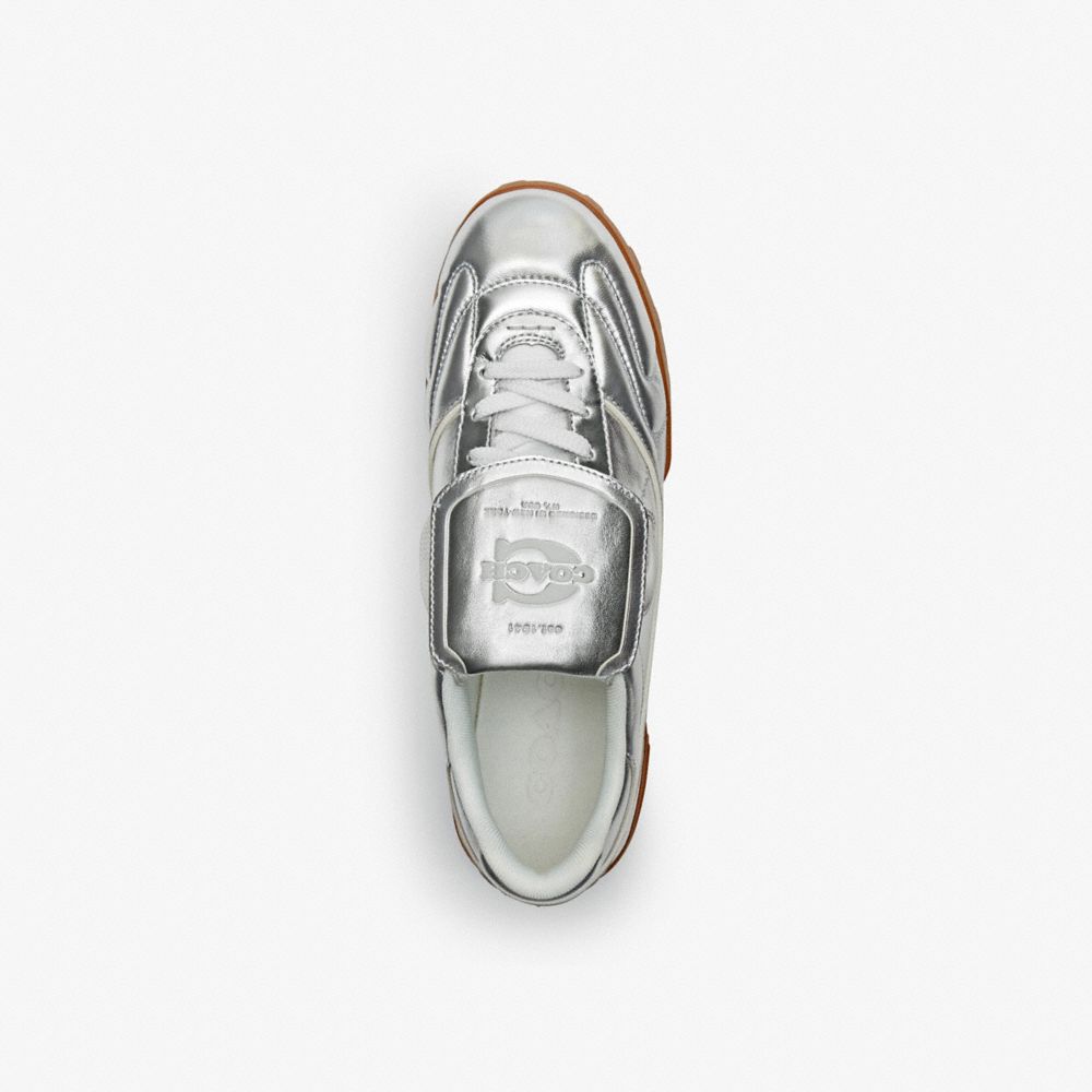 Men's Coach Match Sneaker Silver