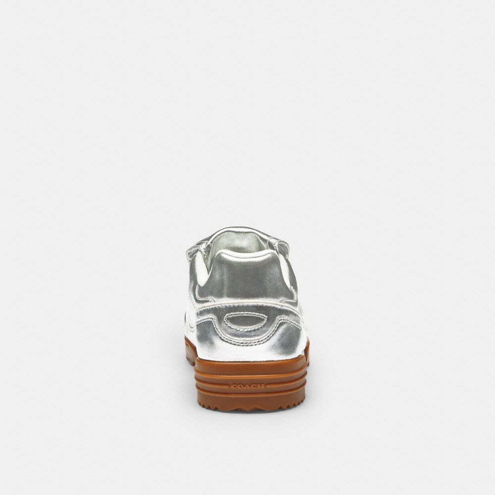 Men's Coach Match Sneaker Silver