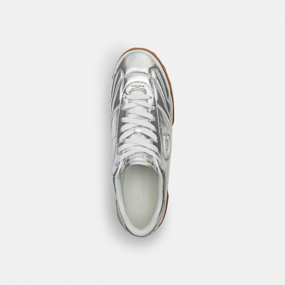 Men's Coach Match Sneaker Silver