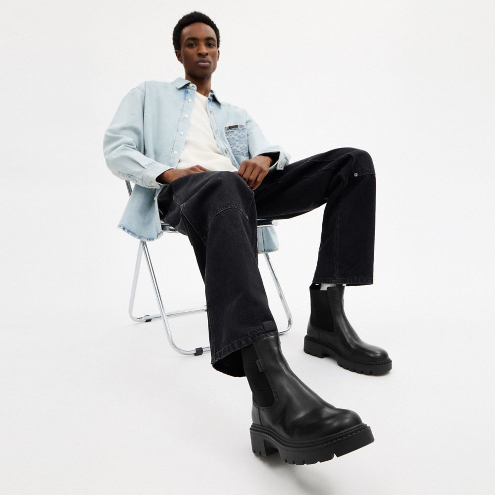 Men's Coach Chelsea Boot Black