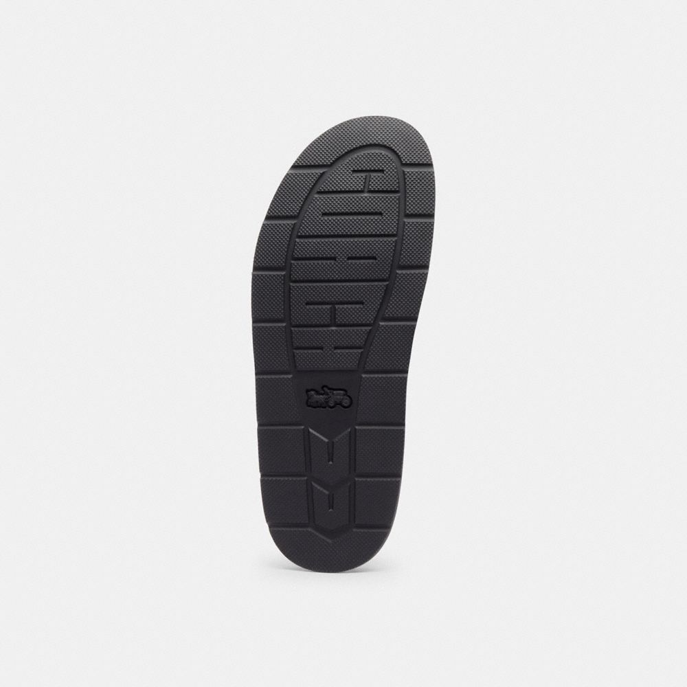 Men's Coach Buckle Clog Charcoal