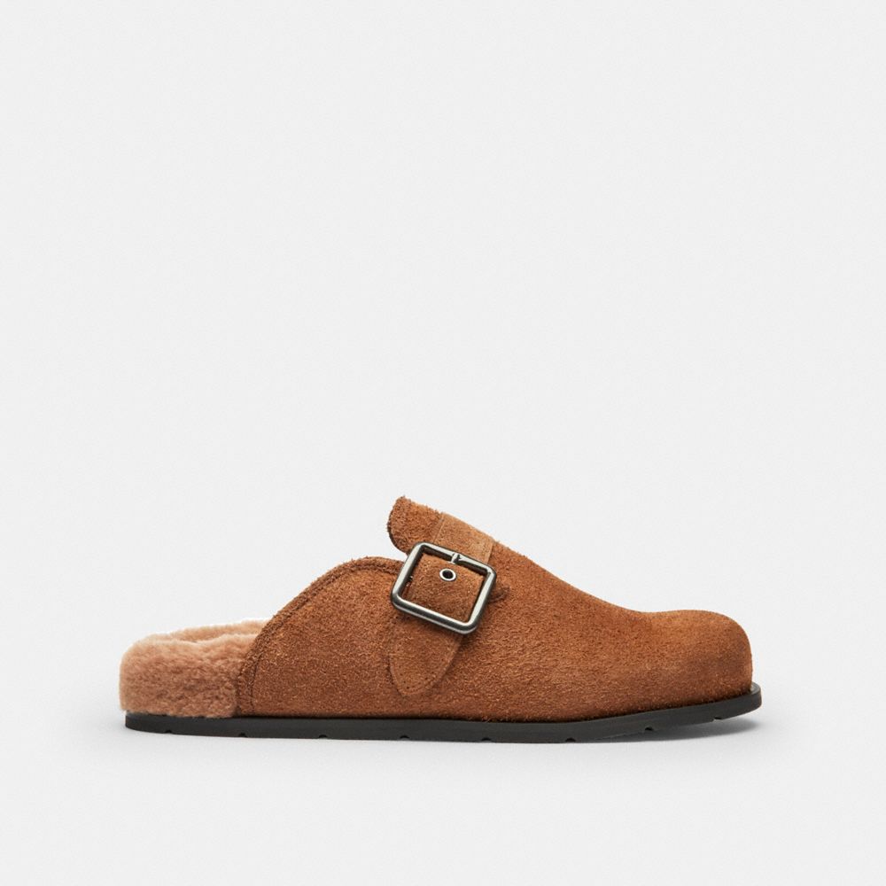 Men's Coach Buckle Clog Sable