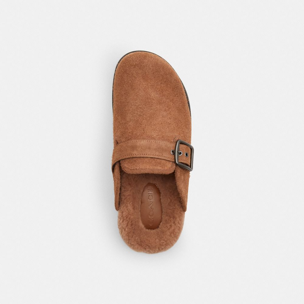 Men's Coach Buckle Clog Sable