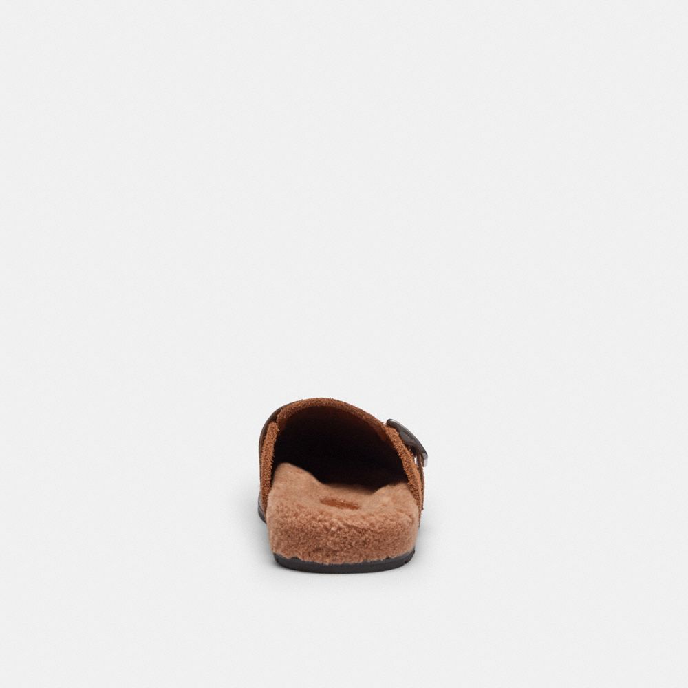 Men's Coach Buckle Clog Sable