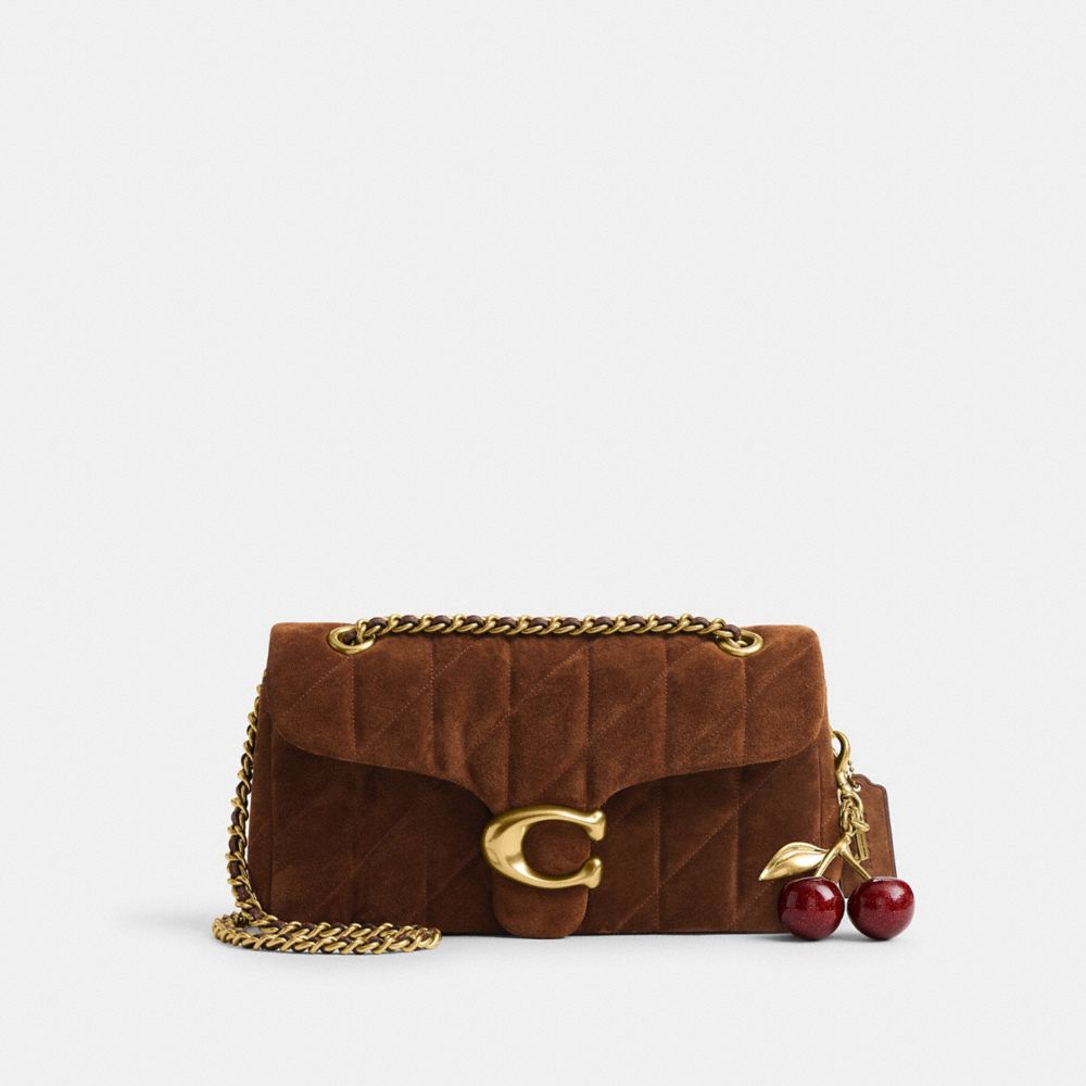 Coach Tabby Shoulder Bag 26 With Quilting Brass Warm Brown