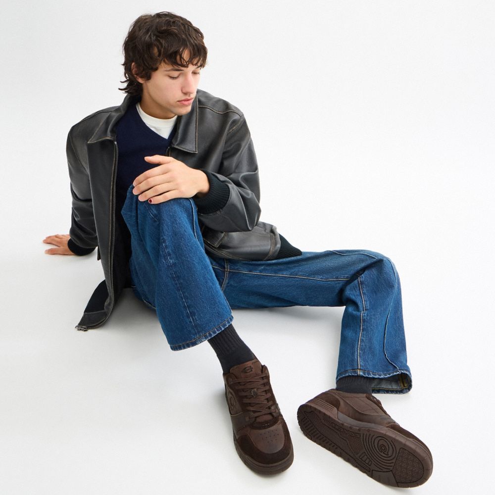 Men's Coach Soho Sneaker Maple