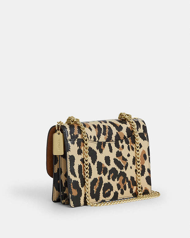 Klare Crossbody Bag With Leopard Print And Signature Canvas Pebbled Leather-Im-Leopard-Walnut Multi Pebbled Leather-Im-Leopard-Walnut Multi