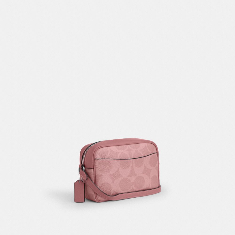 Coach Jamie Camera Bag In Maxi Signature Canvas Sv Dusty Pink