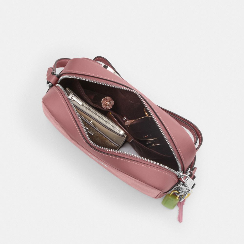 Coach Jamie Camera Bag In Maxi Signature Canvas Sv Dusty Pink