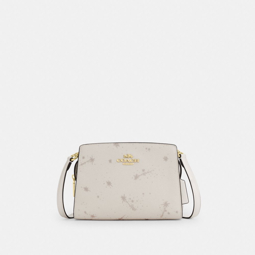 Coach Gia Crossbody Bag With Star Print Gold Chalk Multi
