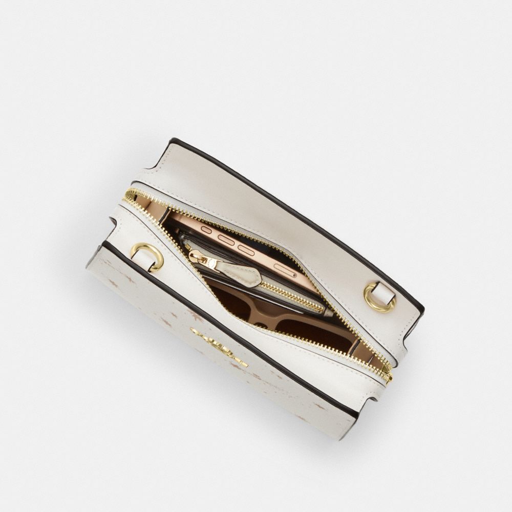 Coach Gia Crossbody Bag With Star Print Gold Chalk Multi