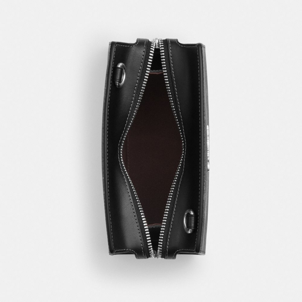 Coach Gia Crossbody Bag With Star Print Silver Black Multi