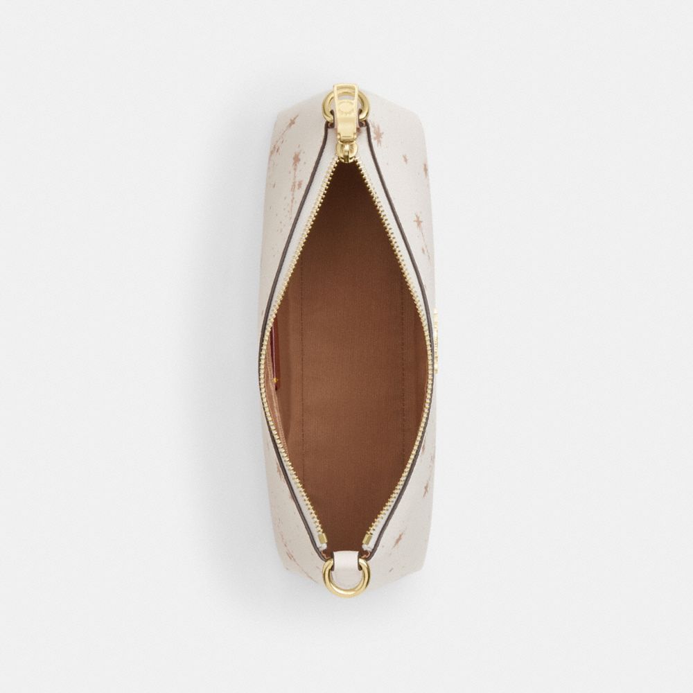 Coach Charlotte Shoulder Bag With Star Print Gold Chalk Multi