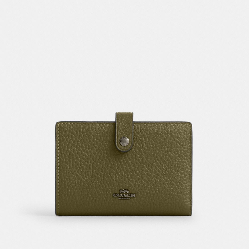 Coach 2 In 1 Wallet Gunmetal Olive