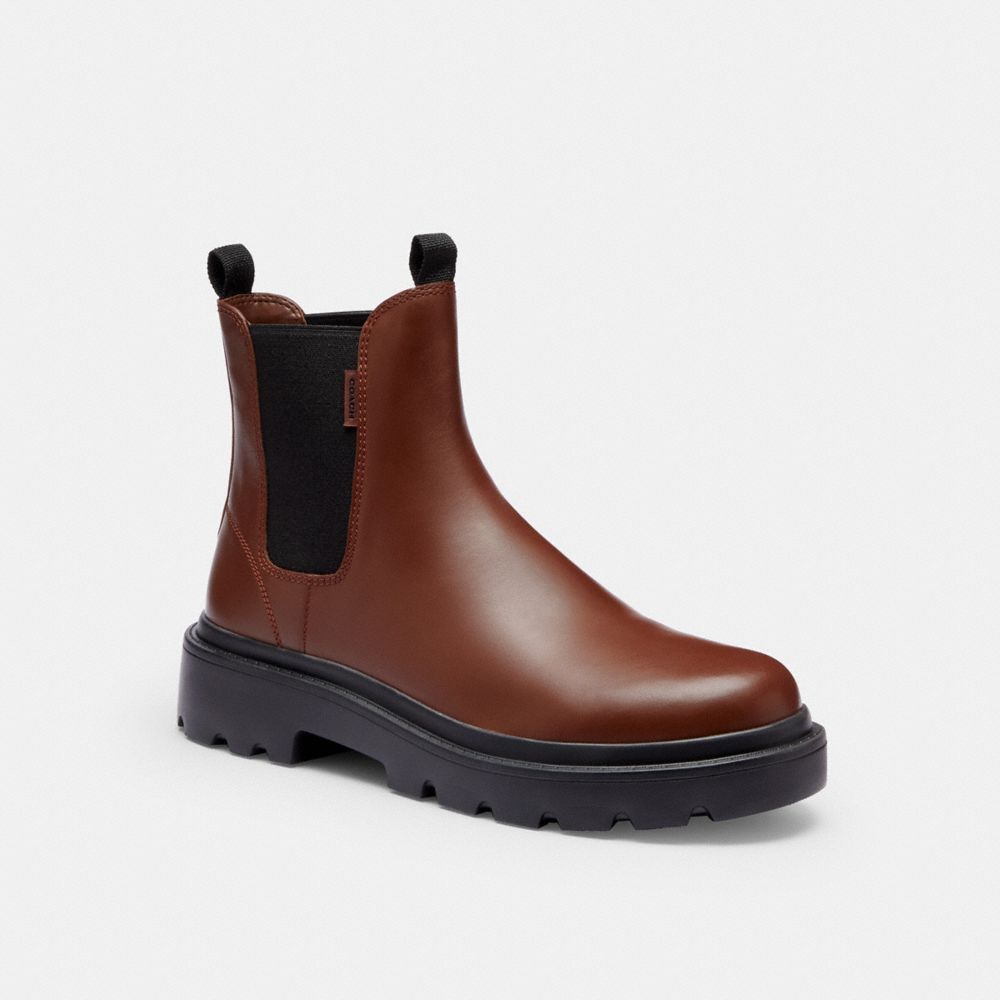 Men's Coach Chelsea Boot Vintage Brown Black