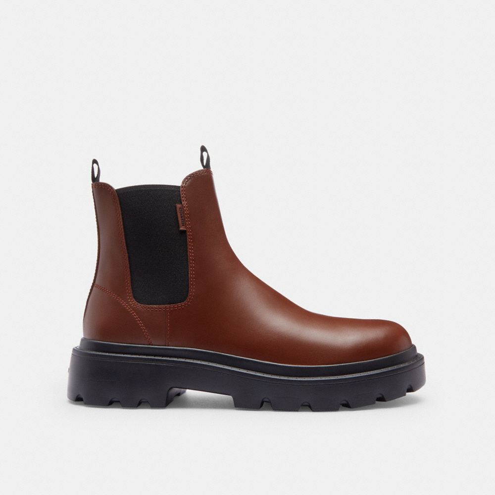 Men's Coach Chelsea Boot Vintage Brown Black