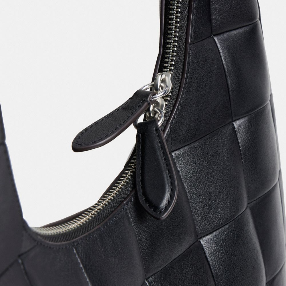 Coach Alter/Ego Large Crescent Shoulder Bag Black 2