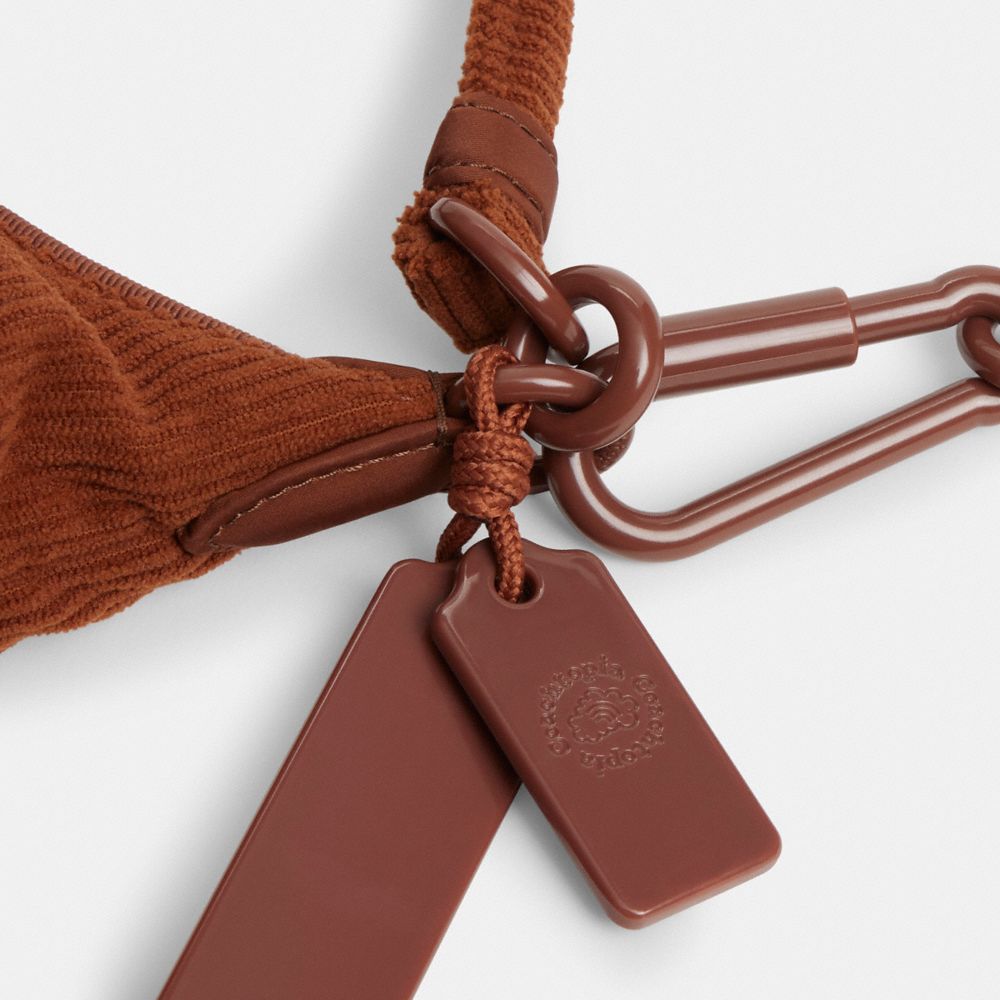 Coach Coachtopia Loop Shoulder Bag In Corduroy Brown Corduroy