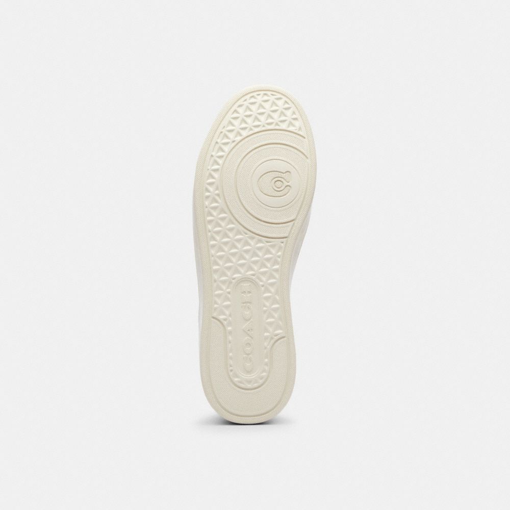 Women's Coach High Line Sneaker In Signature Canvas Off White