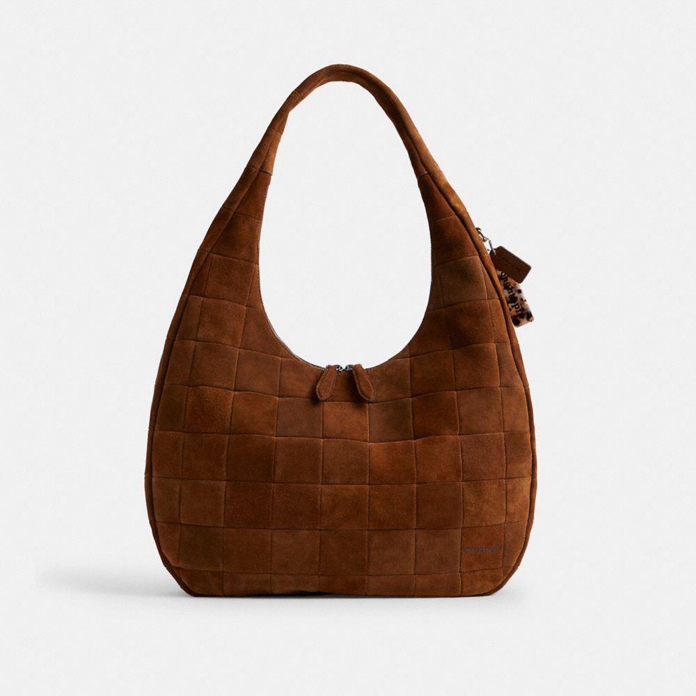 Coach Alter/Ego Large Crescent Shoulder Bag Warm Brown