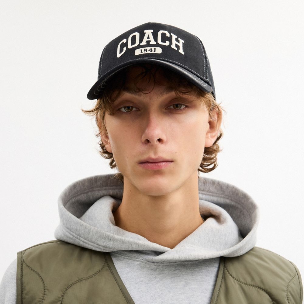 Coach Coach 1941 Varsity Trucker Hat Black