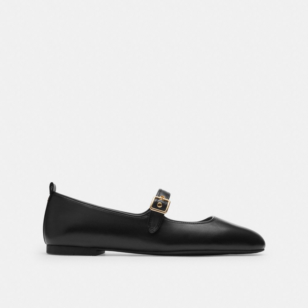 Women's Coach C Rivet Mary Jane Black