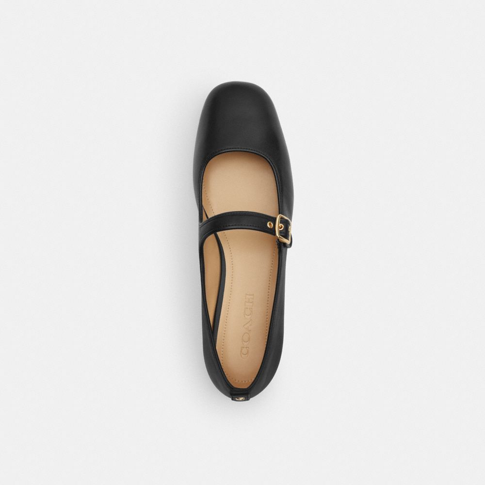 Women's Coach C Rivet Mary Jane Black