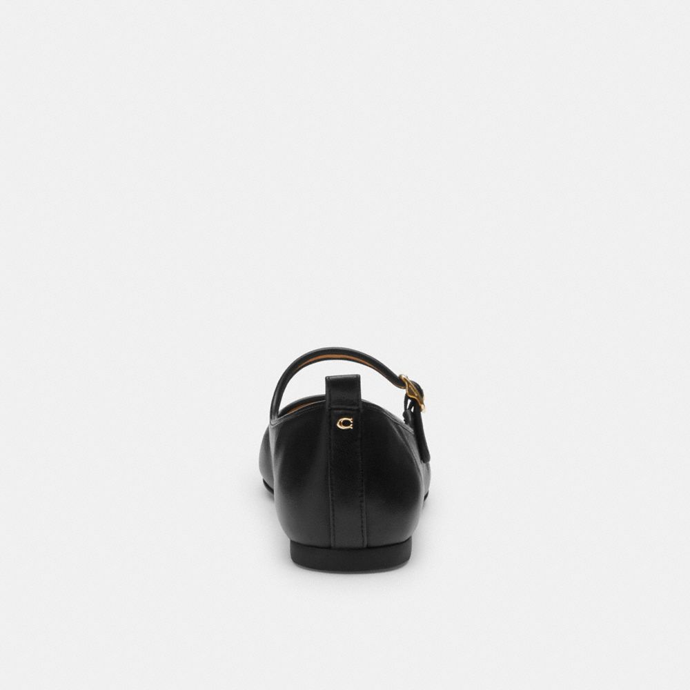 Women's Coach C Rivet Mary Jane Black