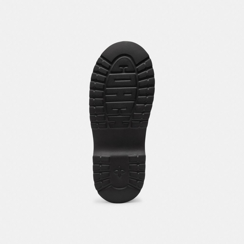 Women's Coach Christina Bootie In Signature Suede Black