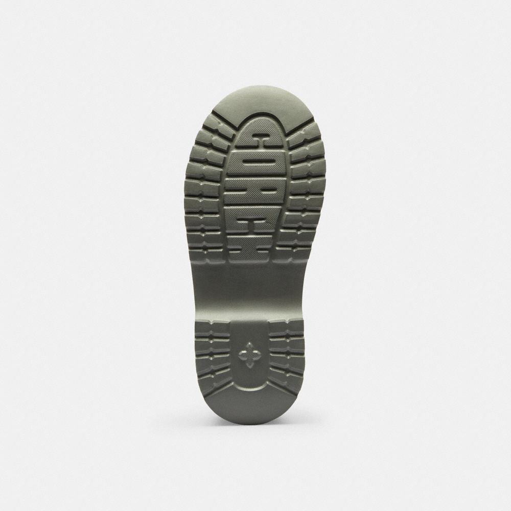 Women's Coach Cecelia Clog In Signature Suede Charcoal