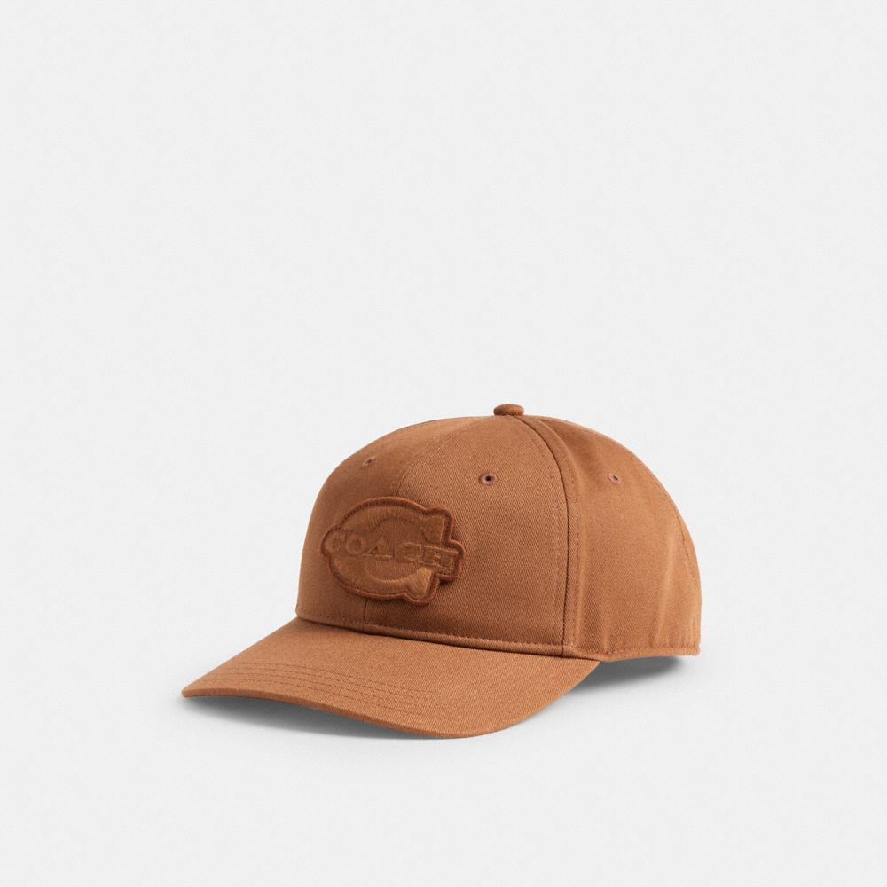 Coach Soho Flat Brim Baseball Hat Sable