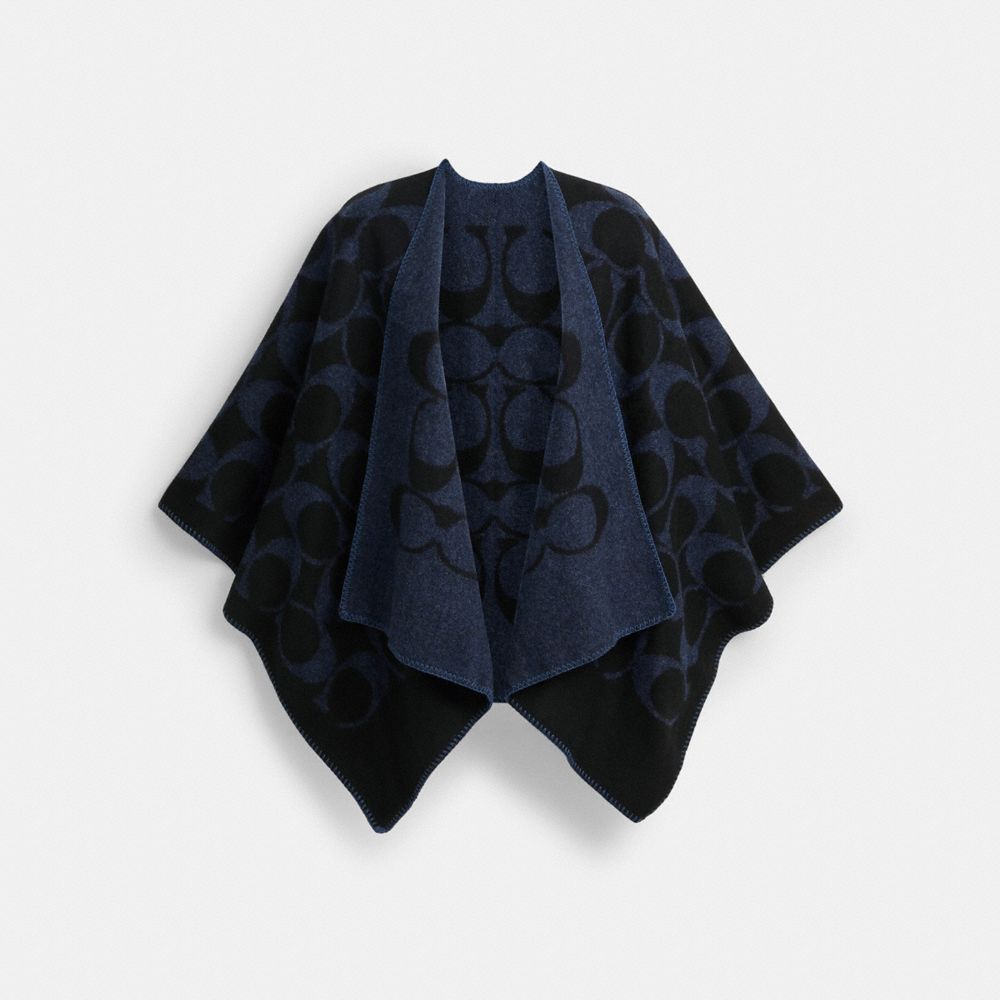 Coach Maxi Signature Cape Black