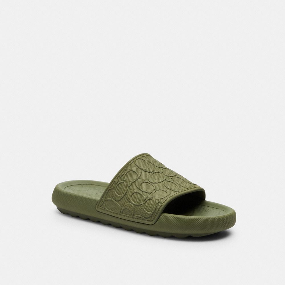 Men's Coach Obi Slide Olive