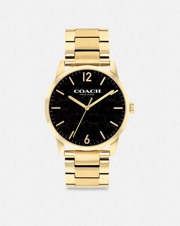 Keane Watch Gift Set, 39 Mm Gold-Black Gold-Black