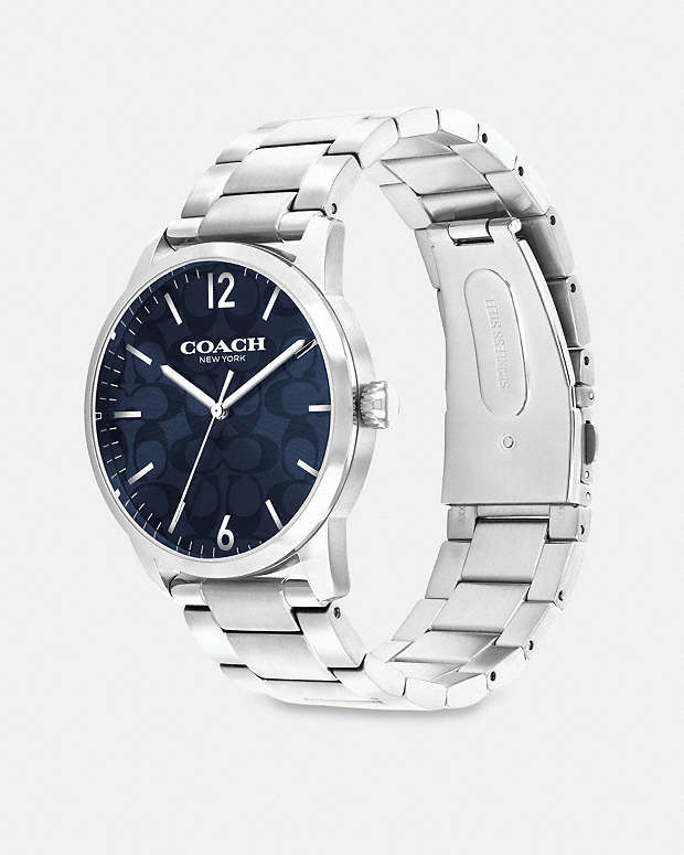 Keane Watch Gift Set, 39 Mm Stainless Steel- Saddle Stainless Steel- Saddle