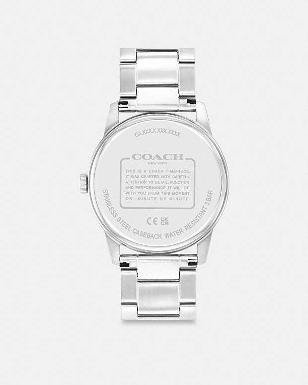 Keane Watch Gift Set, 39 Mm Stainless Steel- Saddle Stainless Steel- Saddle