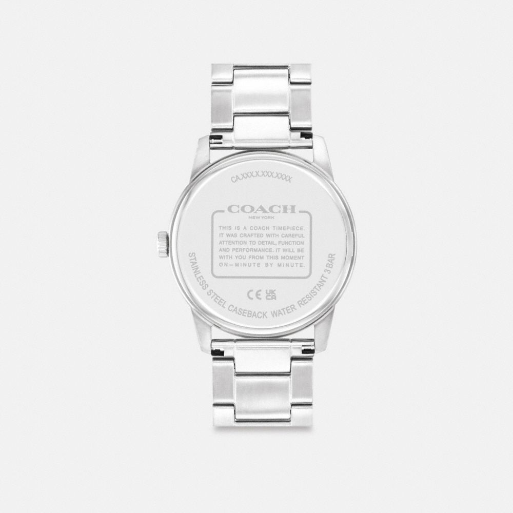 Coach Keane Watch Gift Set, 39 Mm Stainless Steel Saddle